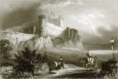 Bamburgh Castle von English School